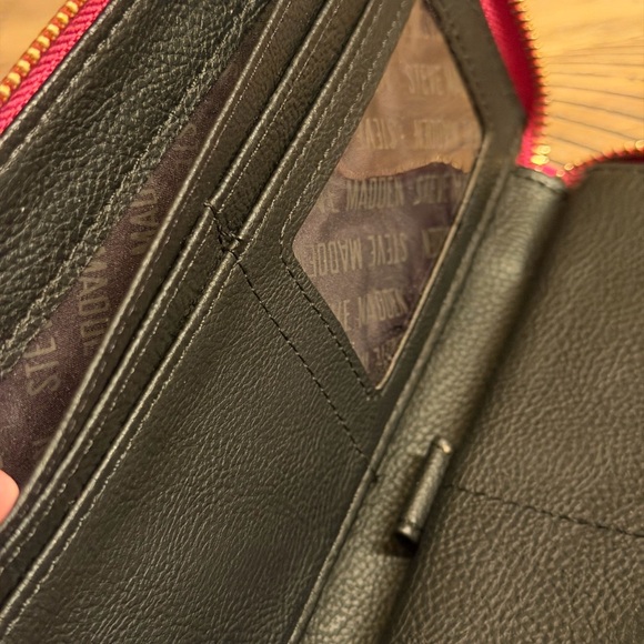 Steve Madden Pink Wallet with Gold Accent - Picture 9 of 12